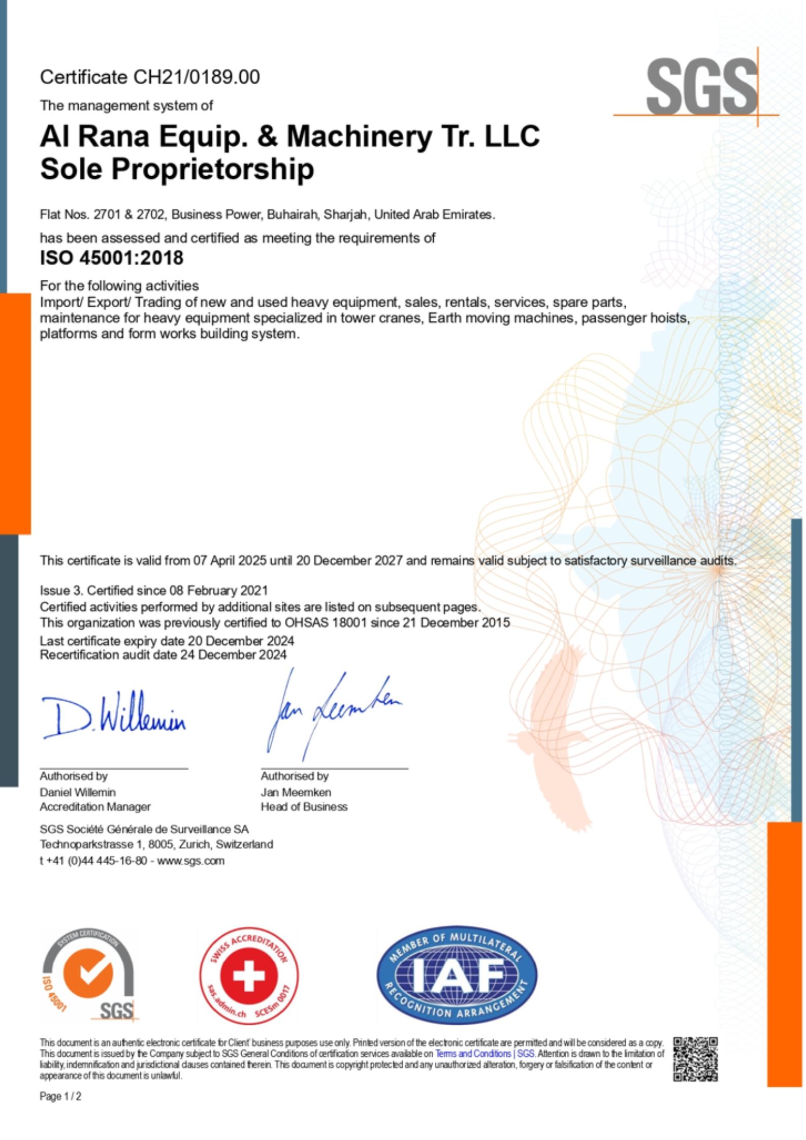 Certificate 4