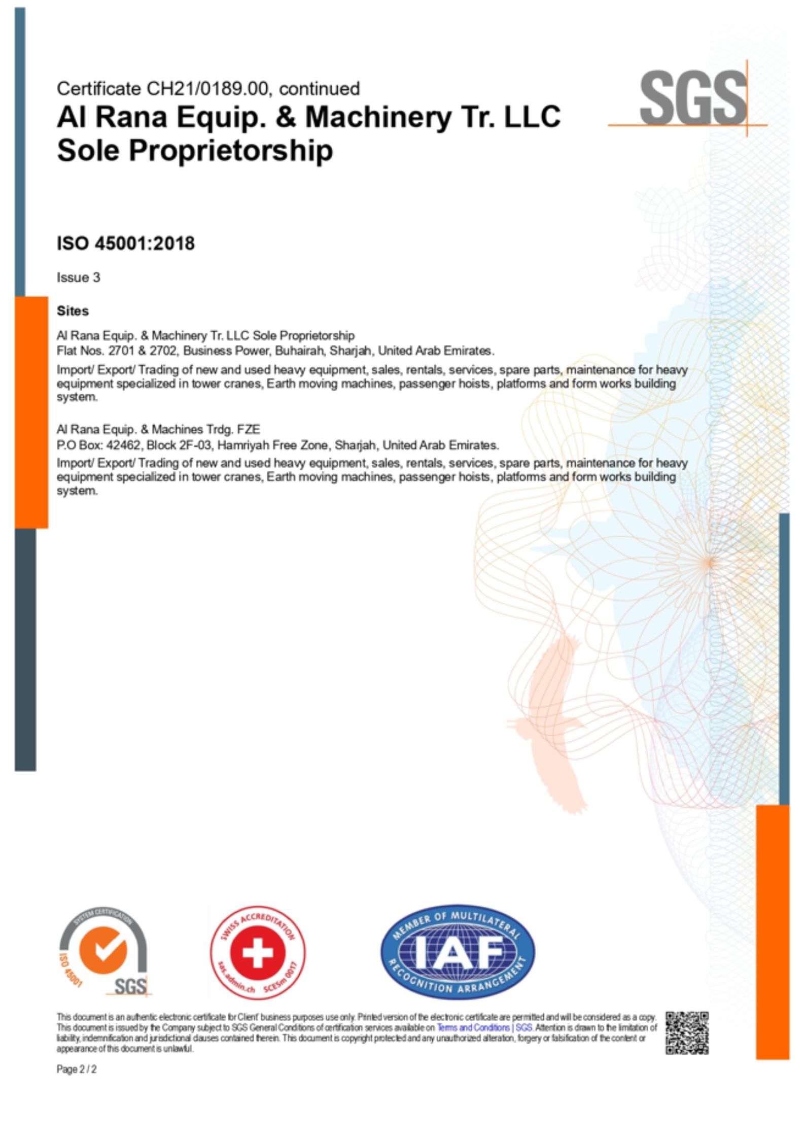 Certificate 3